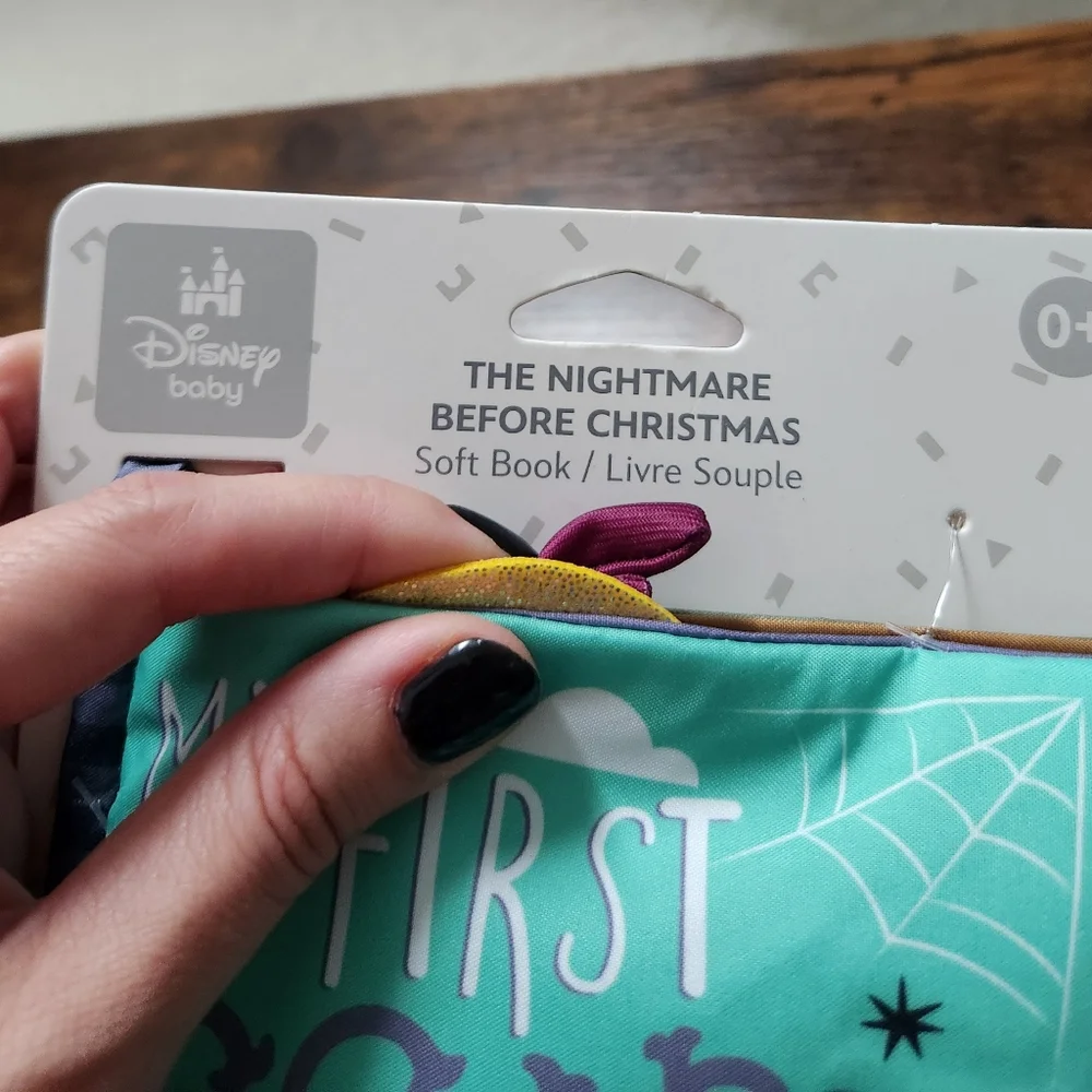 Disney‎ Baby Nightmare Before Christmas Soft Book - My First Scare